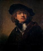 Rembrandt Peale Self portrait as a Young Man Sweden oil painting artist